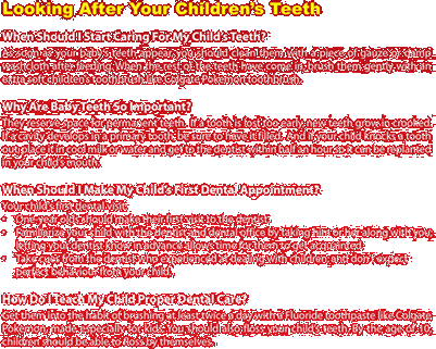 Looking After Your Children's Teeth