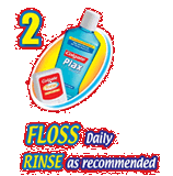 Floss Daily Rinse as recommended